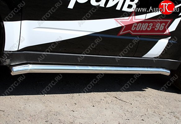 12 239 р. Защита порогов Souz-96 (d60) Subaru Forester SH (2008-2013)  с доставкой в г. Воронеж