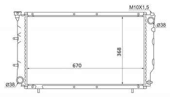 7 999 р. Радиатор двигателя SAT Subaru Legacy BD/B11 седан дорестайлинг (1993-1996)  с доставкой в г. Воронеж. Увеличить фотографию 1