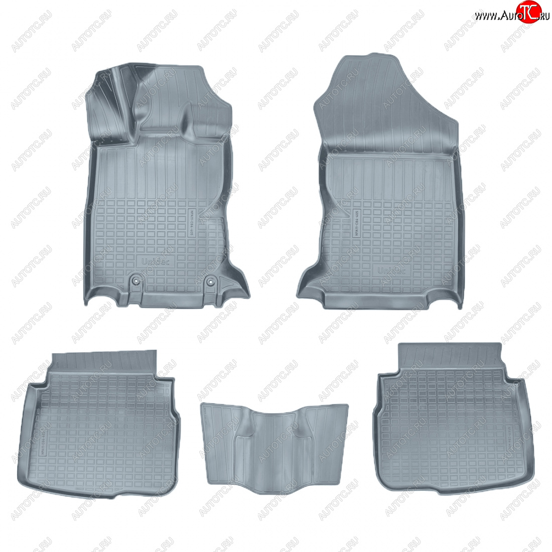 3 399 р. Коврики салона Norplast Unidec  Subaru Outback  BT (2019-2025) универсал (серые)  с доставкой в г. Воронеж
