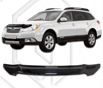 Дефлектор капота CA-Plastic Subaru Outback BR/B14 дорестайлинг универсал (2009-2013)