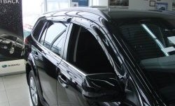 Дефлекторы окон (ветровики) Novline 4 шт. Subaru Outback ( BR/B14,  BR,) (2009-2015) дорестайлинг универсал, B14)  рестайлинг универсал