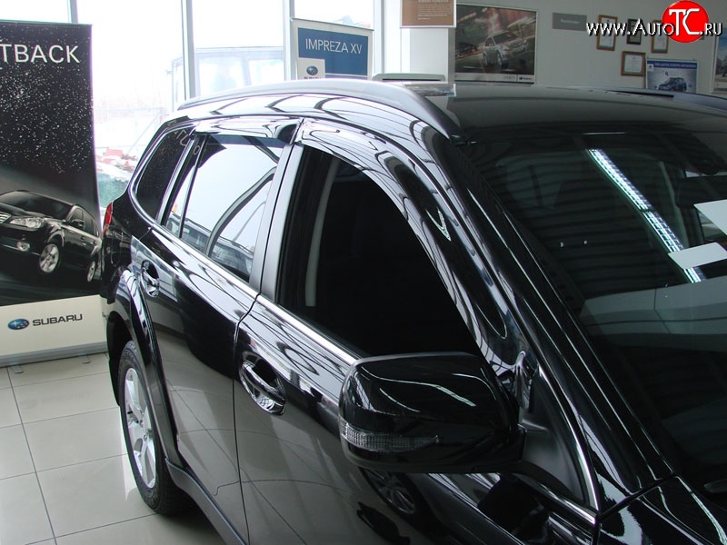 4 499 р. Дефлекторы окон (ветровики) Novline 4 шт.  Subaru Outback ( BR/B14,  BR,) (2009-2015) дорестайлинг универсал, B14)  рестайлинг универсал  с доставкой в г. Воронеж