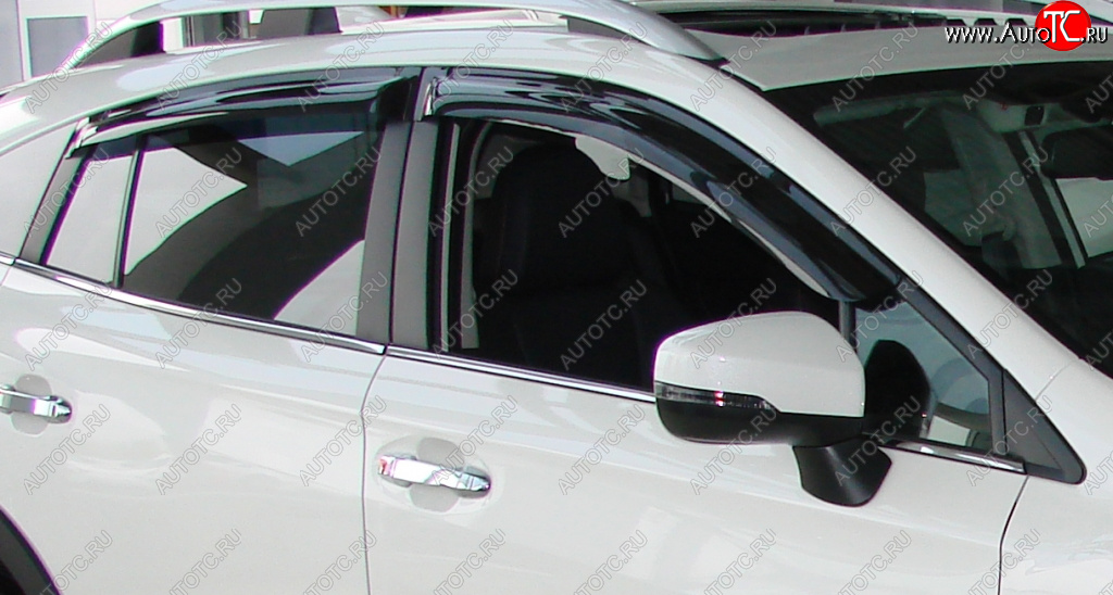 3 399 р. Дефлектора окон SIM Subaru XV GT/G24 дорестайлинг (2017-2021)  с доставкой в г. Воронеж