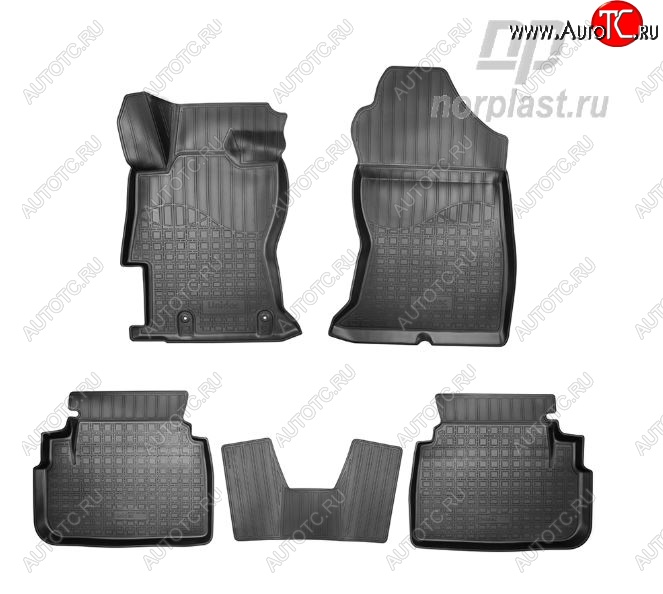2 699 р. Коврики салонные Noplast Subaru XV GT/G24 дорестайлинг (2017-2021)  с доставкой в г. Воронеж
