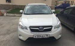 1 469 р. Сетка на бампер Russtal (черная) Subaru XV GP/G33 дорестайлинг (2012-2016)  с доставкой в г. Воронеж. Увеличить фотографию 2