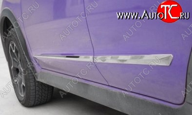 12 199 р. Молдинги CT Subaru XV GP/G33 дорестайлинг (2012-2016) (Неокрашенные)  с доставкой в г. Воронеж