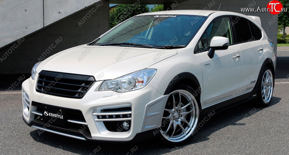 26 849 р. Передний бампер KENSTYLE Subaru XV GP/G33 дорестайлинг (2012-2016) (Неокрашенный)  с доставкой в г. Воронеж