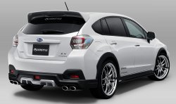 14 199 р. Задний бампер KENSTYLE Subaru XV GP/G33 дорестайлинг (2012-2016) (Неокрашенный)  с доставкой в г. Воронеж. Увеличить фотографию 3