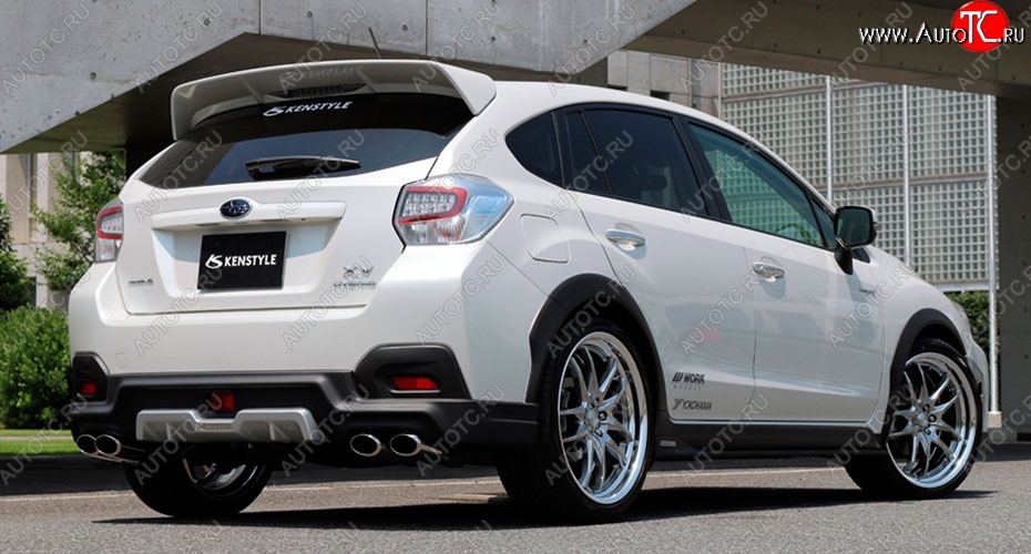 14 199 р. Задний бампер KENSTYLE Subaru XV GP/G33 дорестайлинг (2012-2016) (Неокрашенный)  с доставкой в г. Воронеж