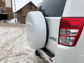 6 949 р. Пластиковый колпак запасного колеса SUZUKI (верхняя часть, 225/70/16) Suzuki Grand Vitara JT 5 дверей дорестайлинг (2005-2008) (неокрашенный)  с доставкой в г. Воронеж. Увеличить фотографию 12