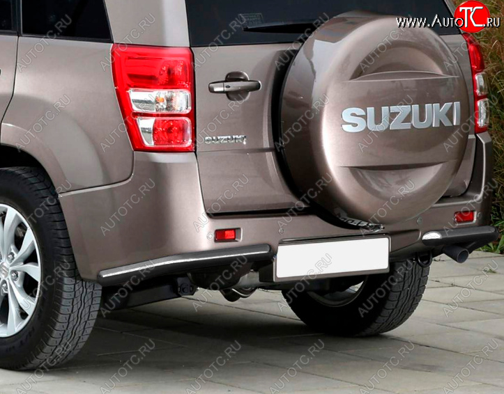 4 999 р. Уголки d57  Suzuki Grand Vitara  JT 5 дверей (2005-2008) дорестайлинг (Цвет: серебристый)  с доставкой в г. Воронеж