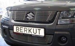 4 389 р. Декоративная вставка решетки радиатора (V2.4/3.2) Berkut Suzuki Grand Vitara JT 5 дверей дорестайлинг (2005-2008)  с доставкой в г. Воронеж. Увеличить фотографию 1