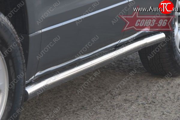 10 484 р. Защита порогов Souz-96 (d60) Suzuki Grand Vitara JT 3 двери дорестайлинг (2005-2008)  с доставкой в г. Воронеж