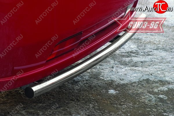 6 650 р. Защита заднего бампера Souz-96 (d42)  Suzuki Ignis (2003-2008)  с доставкой в г. Воронеж