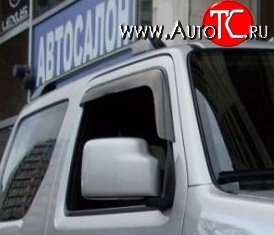 999 р. Комплект дефлекторов окон (ветровиков) 2 шт. 3d Russtal Suzuki Jimny JB23/JB43 дорестайлинг (1998-2001)  с доставкой в г. Воронеж