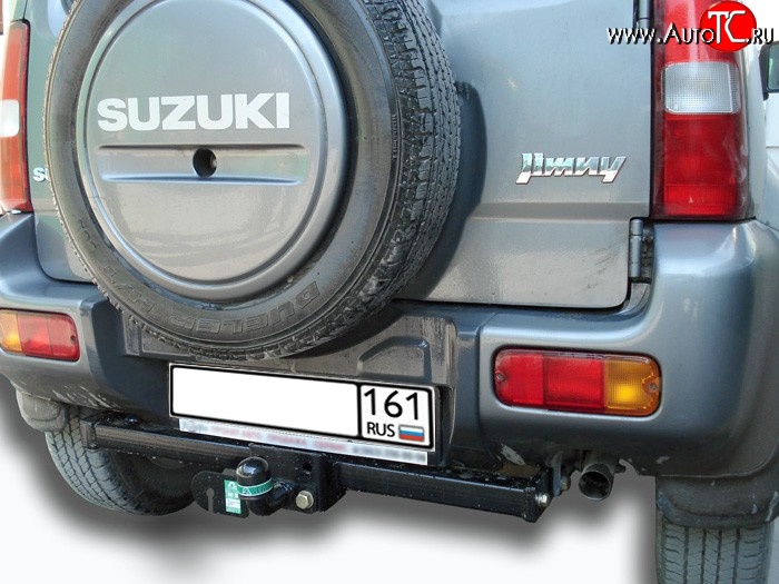 10 499 р. Фаркоп Лидер Плюс (до 2000 кг)  Suzuki Jimny  JB23/JB43 (1998-2001) дорестайлинг (Без электропакета)  с доставкой в г. Воронеж