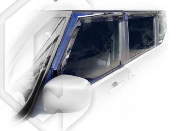 2 199 р. Дефлектора окон CA-Plastiс Suzuki Solio (2015-2020) (серия Classic полупрозрачный)  с доставкой в г. Воронеж. Увеличить фотографию 2