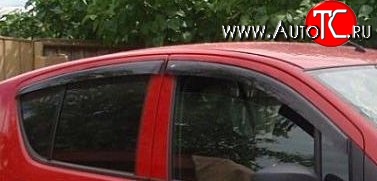 999 р. Комплект дефлекторов окон (ветровиков) 4 шт. Russtal Suzuki Splash (2008-2015)  с доставкой в г. Воронеж