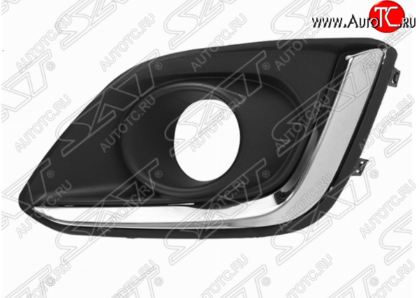 1 279 р. Левая оправа противотуманной фары SAT  Suzuki Swift  ZC72S (2013-2016) рестайлинг, хэтчбэк 5 дв.  с доставкой в г. Воронеж