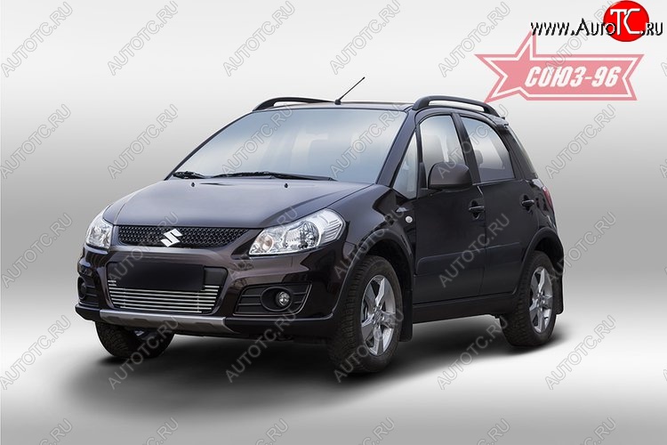 4 589 р. Декоративный элемент воздухозаборника Souz-96 (d10)  Suzuki SX4  JYB, JYA (2013-2016) хэтчбэк дорестайлинг  с доставкой в г. Воронеж