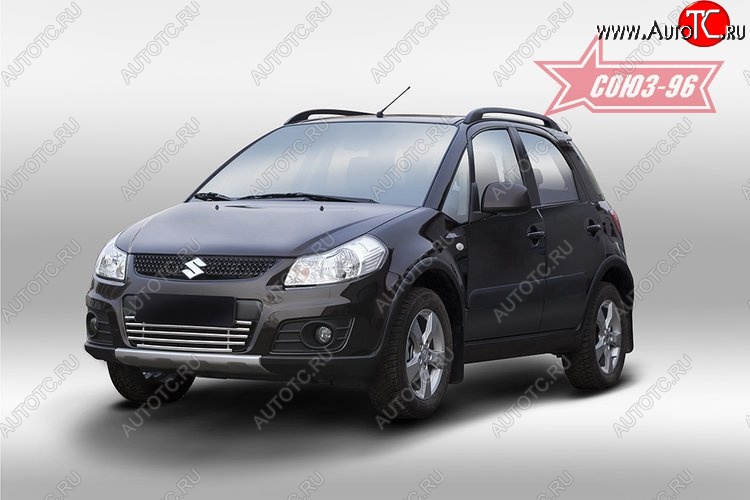 5 129 р. Декоративный элемент воздухозаборника Souz-96 (d16)  Suzuki SX4  JYB, JYA (2013-2016) хэтчбэк дорестайлинг  с доставкой в г. Воронеж