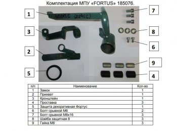 11 749 р. Замок КПП FORTUS АТ Suzuki SX4 JYB, JYA хэтчбэк дорестайлинг (2013-2016)  с доставкой в г. Воронеж. Увеличить фотографию 3