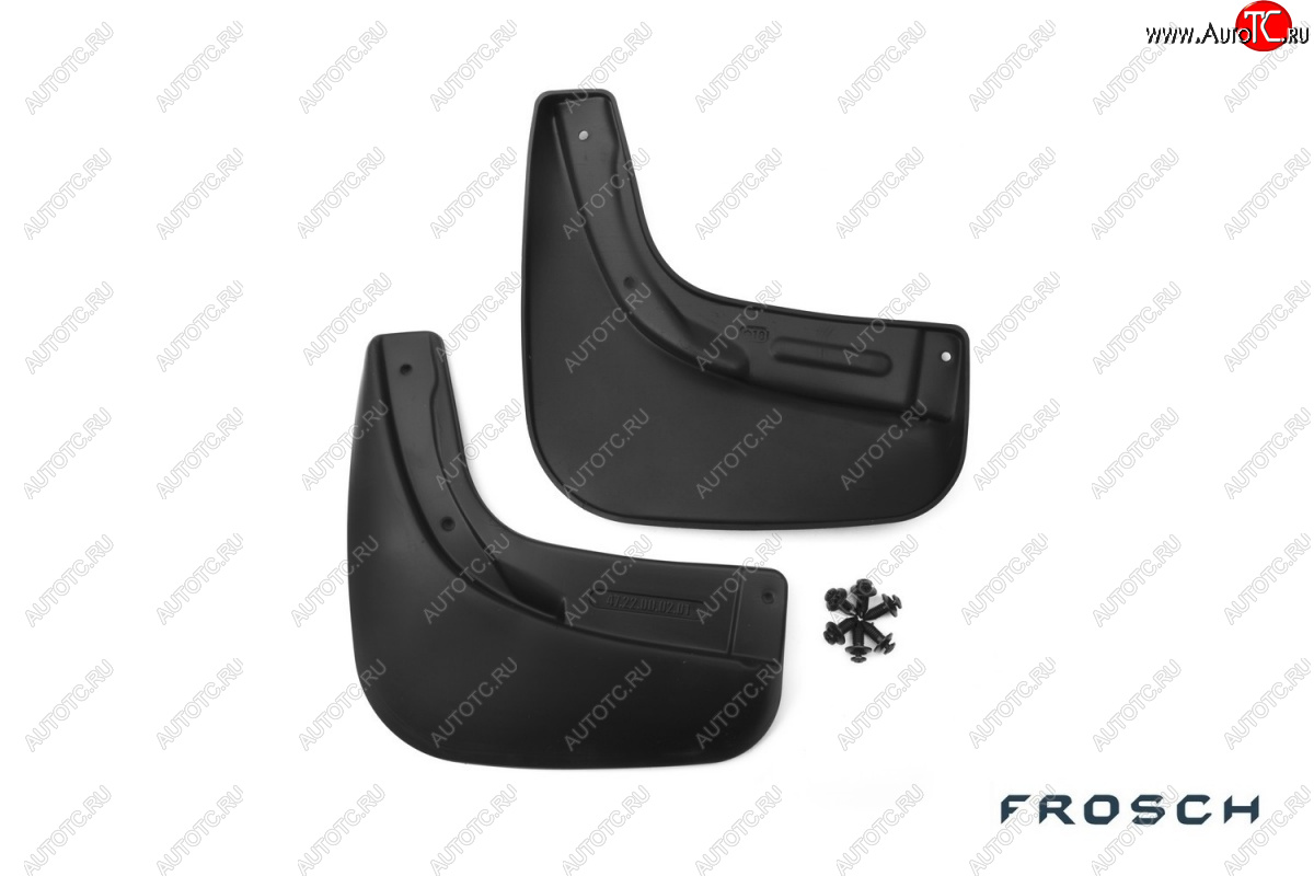 2 699 р. Брызговики Frosch (optimum)  Suzuki SX4  JYB, JYA (2013-2016) хэтчбэк дорестайлинг (Задние)  с доставкой в г. Воронеж