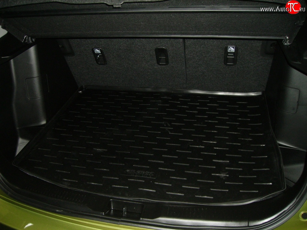 1 839 р. Коврик в багажник (2 кармана) Aileron (полиуретан) Suzuki SX4 JYB, JYA хэтчбэк дорестайлинг (2013-2016)  с доставкой в г. Воронеж