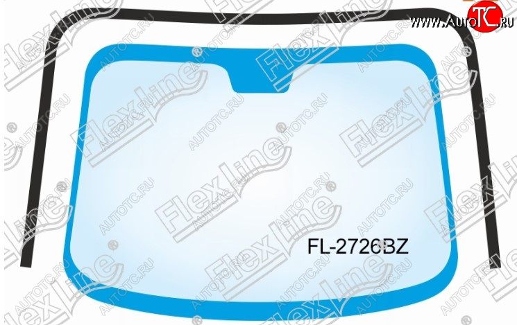 1 759 р. Молдинг лобового стекла FlexLine Suzuki SX4 GYA,GYB  рестайлинг, хэтчбэк (2010-2016)  с доставкой в г. Воронеж