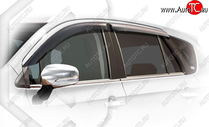 2 079 р. Дефлектора окон CA-Plastic  Suzuki SX4  JAB, JYA (2016-2021) хэтчбэк рестайлинг (Classic полупрозрачный, Без хром.молдинга)  с доставкой в г. Воронеж