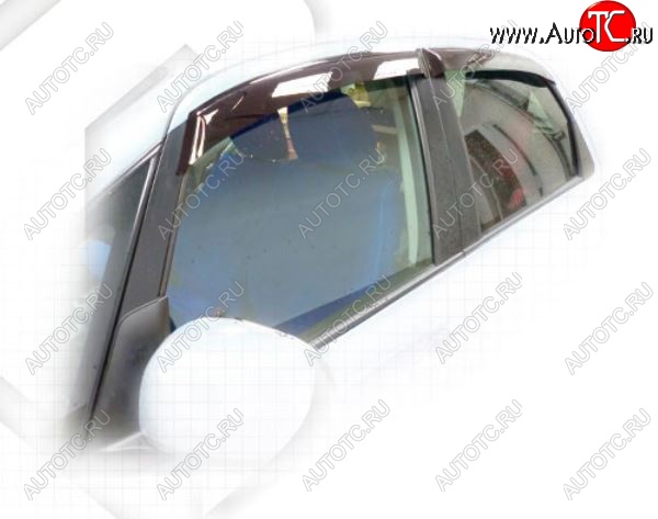 1 839 р. Дефлектора окон CA-Plastiс Suzuki SX4 YA21S,YB21S дорестайлинг, хэтчбэк (2006-2011) (Classic полупрозрачный, Без хром.молдинга)  с доставкой в г. Воронеж