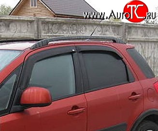 999 р. Комплект дефлекторов окон (ветровиков) 4 шт. (хетчбек) Russtal  Suzuki SX4  GYA,GYB (2010-2016)  рестайлинг, хэтчбэк  с доставкой в г. Воронеж