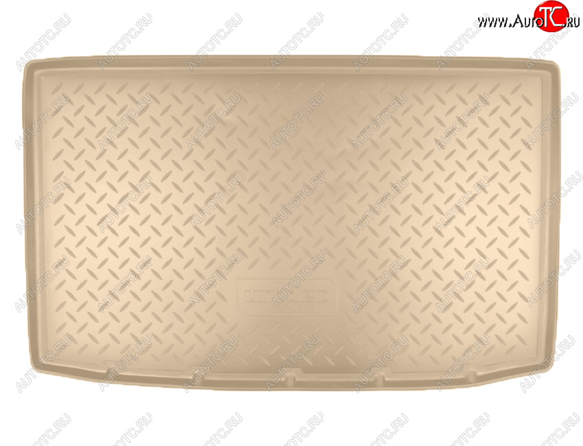 1 659 р. Коврик багажника Norplast Unidec  Suzuki SX4  GYA,GYB (2010-2016)  рестайлинг, хэтчбэк (Цвет: бежевый)  с доставкой в г. Воронеж