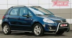 Защита порогов Souz-96 (d60) Suzuki SX4  GYA,GYB (2010-2016)  рестайлинг, хэтчбэк