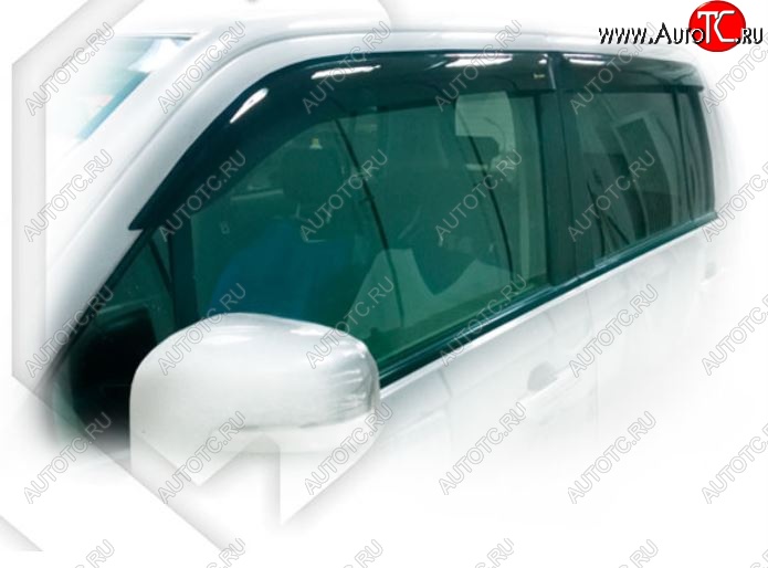 1 899 р. Дефлектора окон CA-Plastic  Suzuki Wagon R  MH23S (2008-2012) (Classic полупрозрачный, Без хром.молдинга)  с доставкой в г. Воронеж