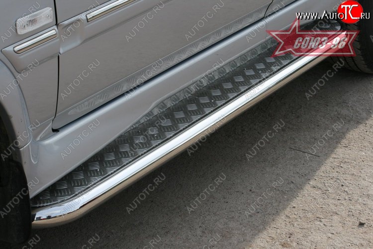 15 389 р. Защита порогов с листом Souz-96 (d60).  ТАГАЗ Road Partner (2007-2011)  с доставкой в г. Воронеж