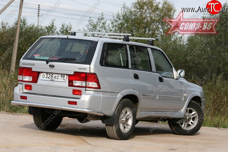 8 909 р. Защита заднего бампера Souz-96 (d60)  ТАГАЗ Road Partner (2007-2011)  с доставкой в г. Воронеж