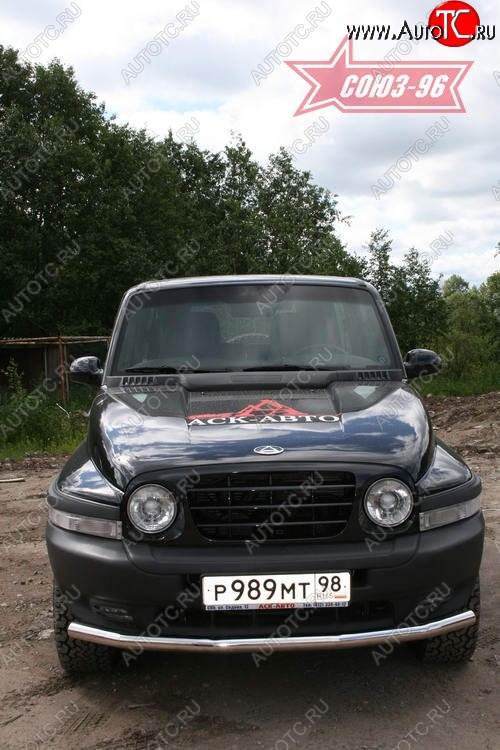 10 844 р. Защита переднего бампера одинарная Souz-96 (d60) ТАГАЗ Tager 5d (2008-2012)  с доставкой в г. Воронеж