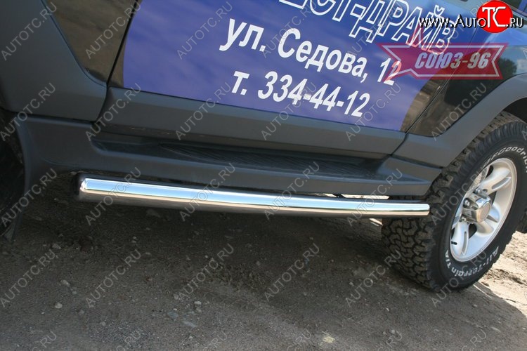 10 799 р. Защита штатных порогов Souz-96 (d60)  ТАГАЗ Tager  3d (2008-2012)  с доставкой в г. Воронеж