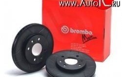 6 449 р. Передний тормозной диск Brembo Max 14 с вентиляцией и проточками Лада 2108 (1984-2003)  с доставкой в г. Воронеж. Увеличить фотографию 2