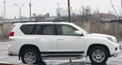 4 699 р. Молдинги RA  Toyota Land Cruiser Prado  J150 (2013-2017) 1-ый рестайлинг (Поверхность глянец (под окраску), Неокрашенные)  с доставкой в г. Воронеж. Увеличить фотографию 2