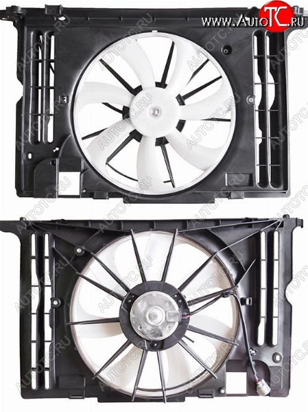 5 399 р. Вентилятор радиатора (2ZRFE, 3ZZFE, 1ZZFE) SAT Toyota Allion T260 седан дорестайлинг (2007-2010)  с доставкой в г. Воронеж