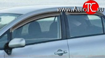 999 р. Комплект дефлекторов окон (ветровиков) 4 шт. Russtal Toyota Auris E150 хэтчбэк 5 дв. дорестайлинг (2006-2010)  с доставкой в г. Воронеж