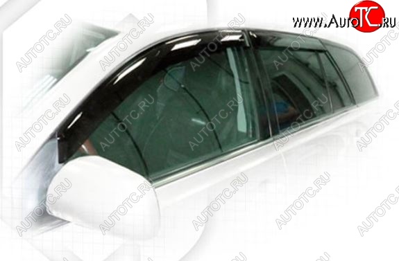 1 999 р. Дефлектора окон CA-Plastic  Toyota Avensis  T250 универсал (2003-2006) дорестайлинг (Classic полупрозрачный, Без хром.молдинга, Крепление только на скотч)  с доставкой в г. Воронеж