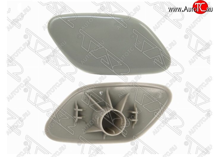 849 р. Крышка омывателя фары SAT (Правая) Toyota Avensis T250 седан дорестайлинг (2003-2006) (Неокрашенная)  с доставкой в г. Воронеж