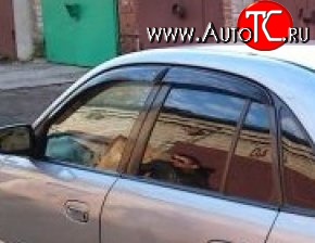 999 р. Комплект дефлекторов окон (ветровиков) 4 шт. (седан) Russtal Toyota Avensis T220 седан рестайлинг (2000-2003)  с доставкой в г. Воронеж