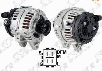 14 499 р. Генератор SAT (12V 100A 2.0/2.4/1AZFSE/2AZFSE)  Toyota Avensis ( T220 седан,  T250 седан,  T250 универсал) (2000-2008) рестайлинг, дорестайлинг, рестайлинг, рестайлинг  с доставкой в г. Воронеж. Увеличить фотографию 1