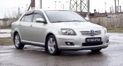 549 р. Реснички на фары RA Toyota Avensis T250 универсал дорестайлинг (2003-2006) (Неокрашенные)  с доставкой в г. Воронеж. Увеличить фотографию 5