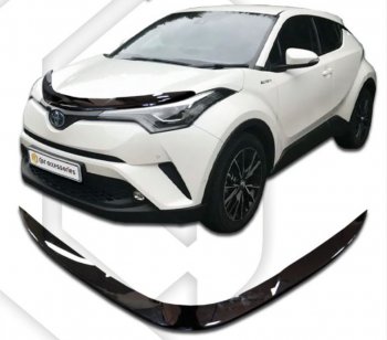 Дефлектор капота CA-Plastiс Toyota C-HR NGX10, ZGX10 рестайлинг (2019-2025)