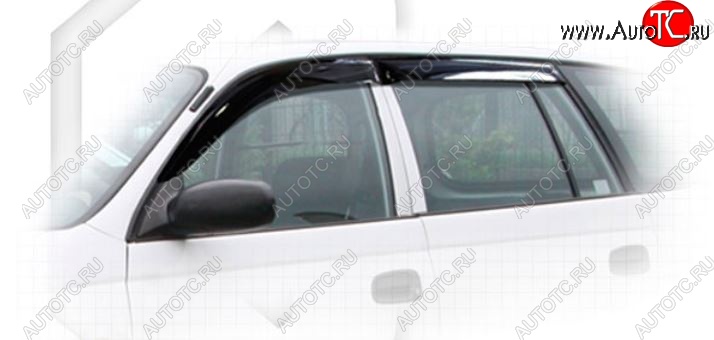 1 999 р. Дефлектора окон CA-Plastiс  Toyota Caldina  T190 (1992-1997) дорестайлинг универсал, рестайлинг универсал (Classic полупрозрачный, Без хром.молдинга)  с доставкой в г. Воронеж